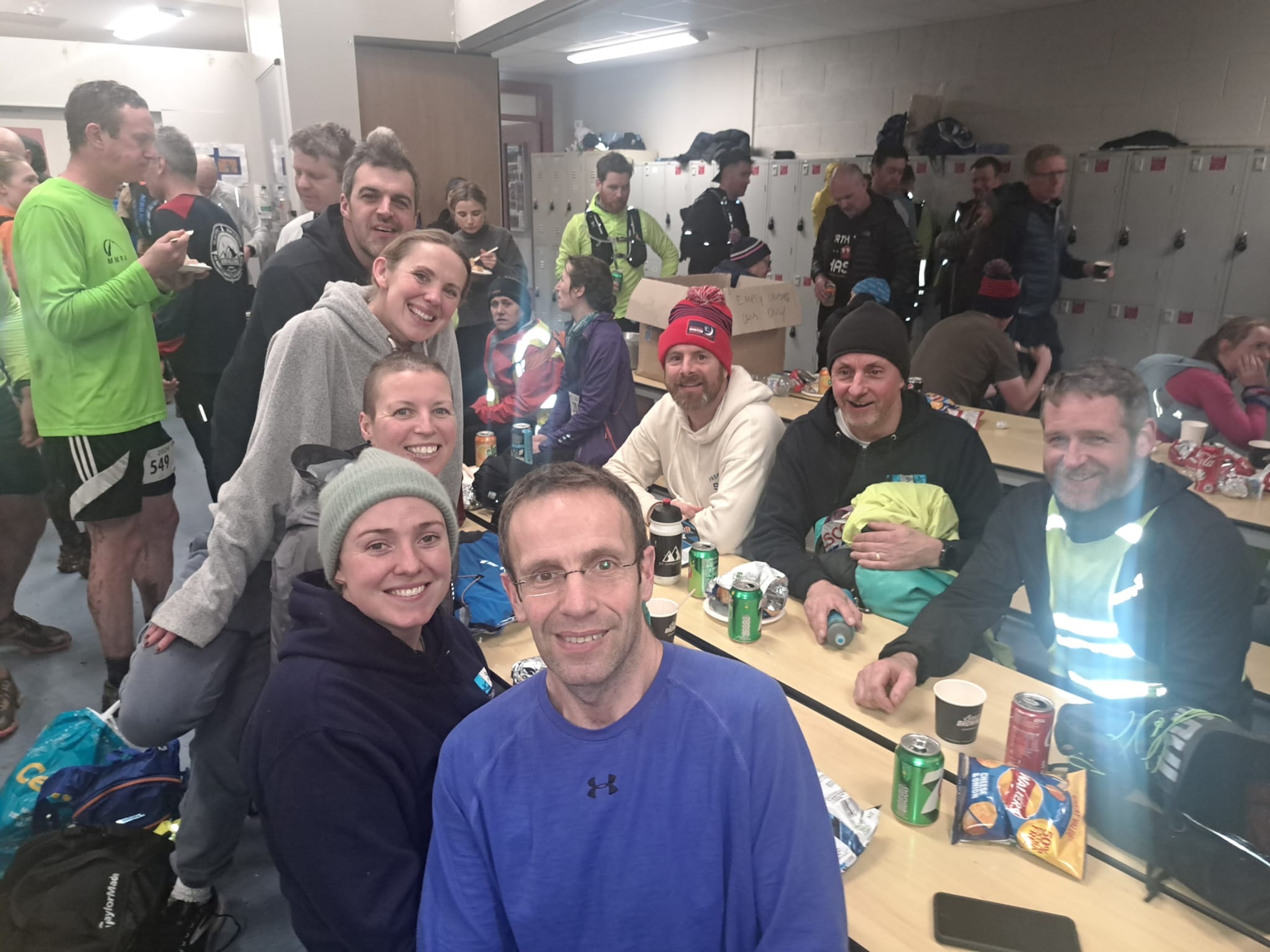 Crosshaven Tri club members participating int he Ballyhoura Winter Moonlight challenge in January 2024