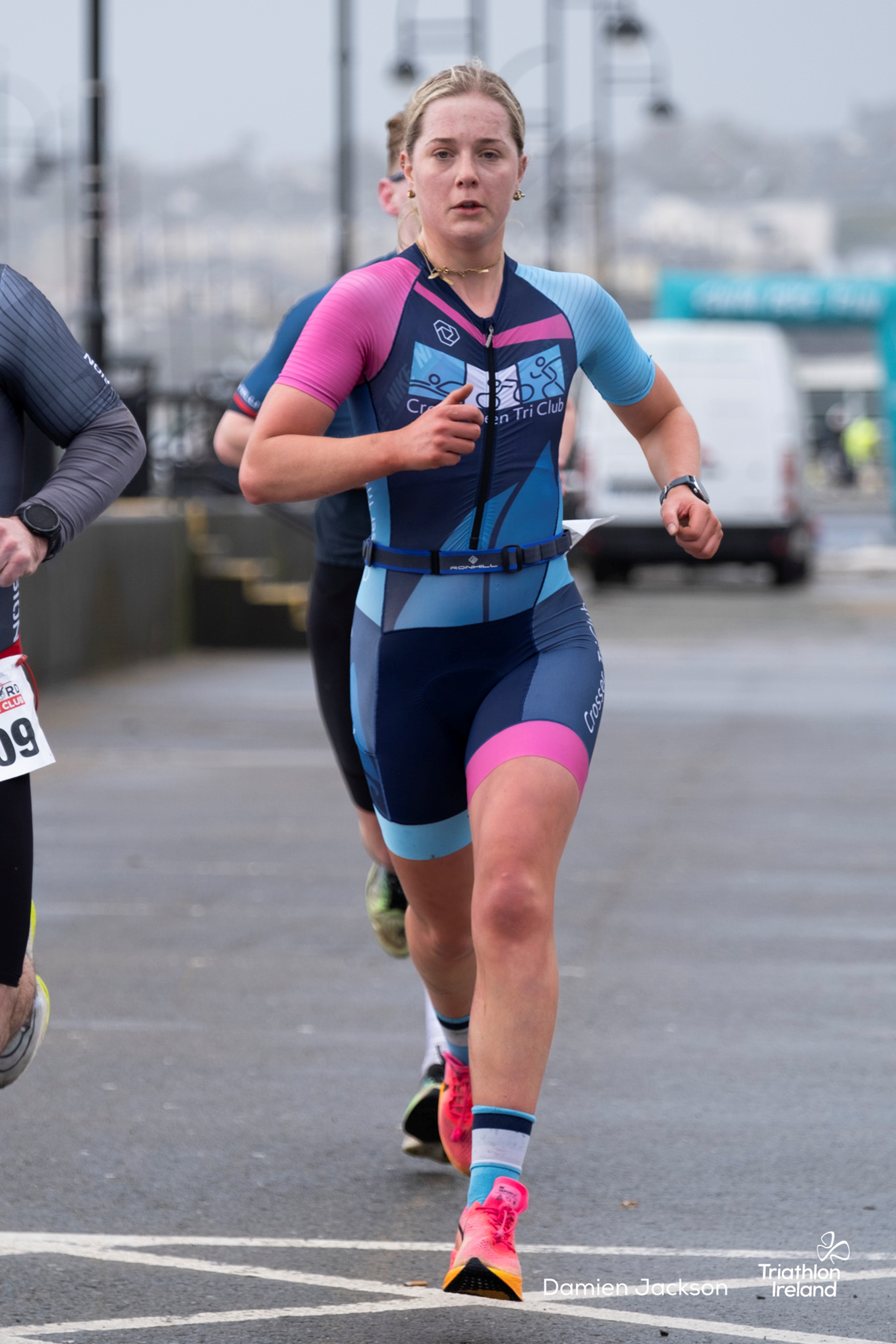 Crosshaven Tri Members participating in the Tramore Duathlon in February 2024.