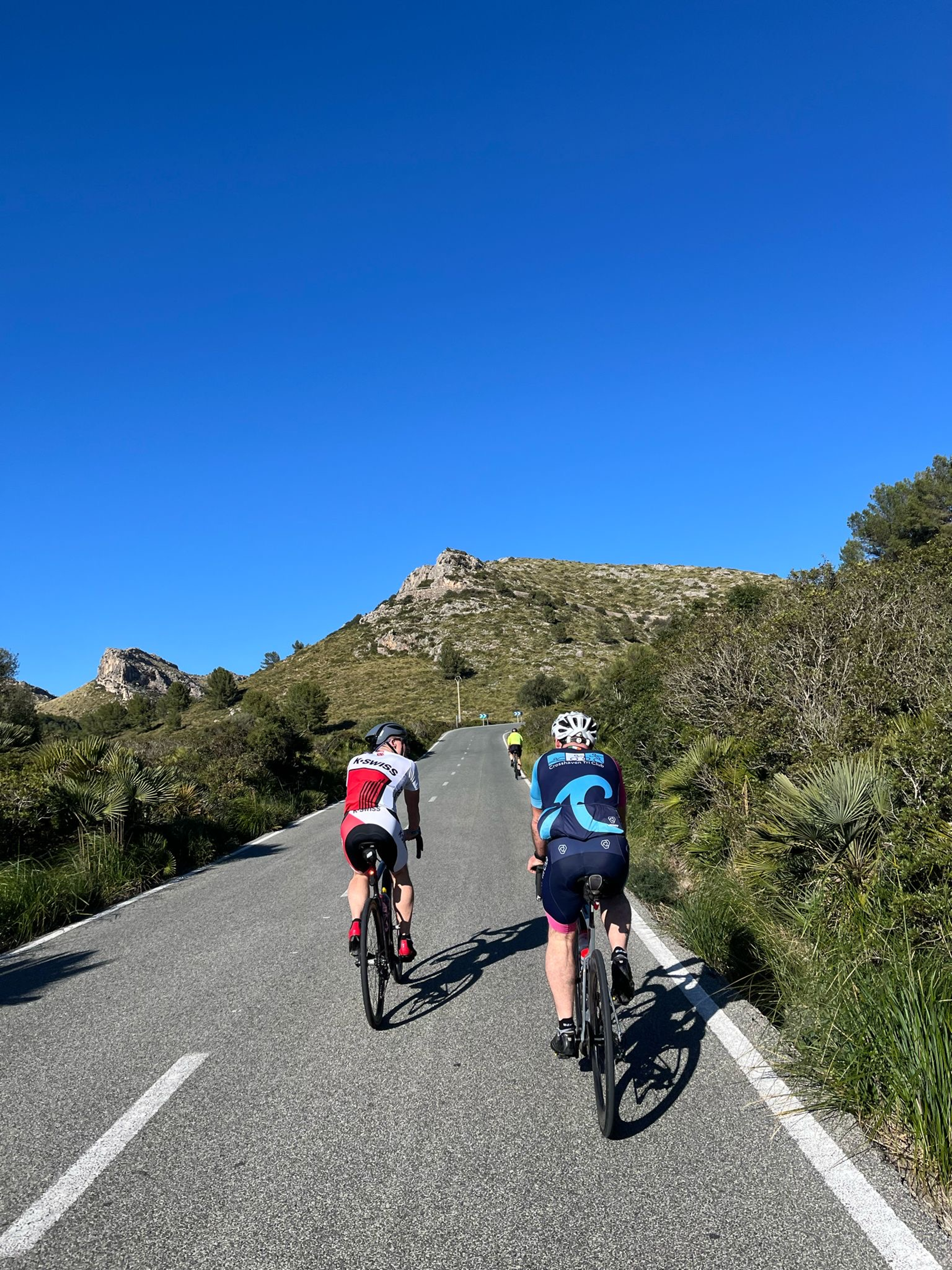 Crosshaven Tri Club members participating in a cycling weekend in Majorca in March 2024