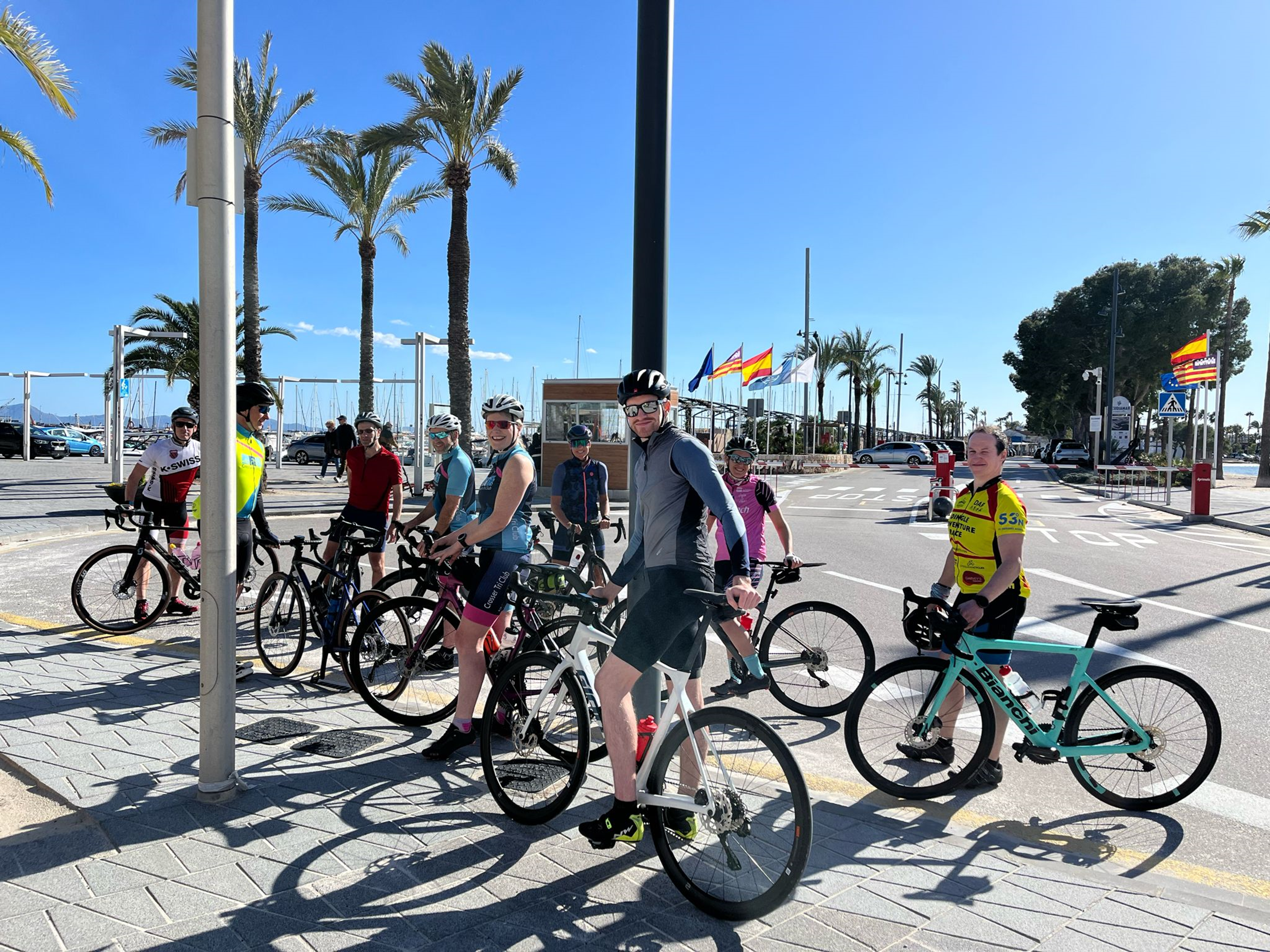 Crosshaven Tri Club members participating in a cycling weekend in Majorca in March 2024