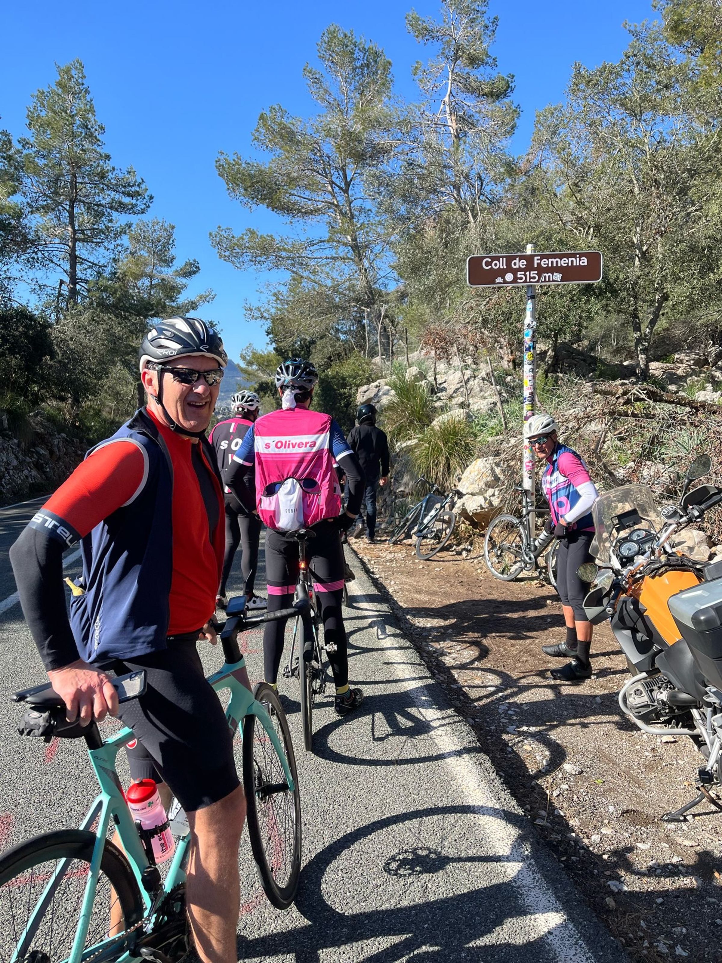 Crosshaven Tri Club members participating in a cycling weekend in Majorca in March 2024