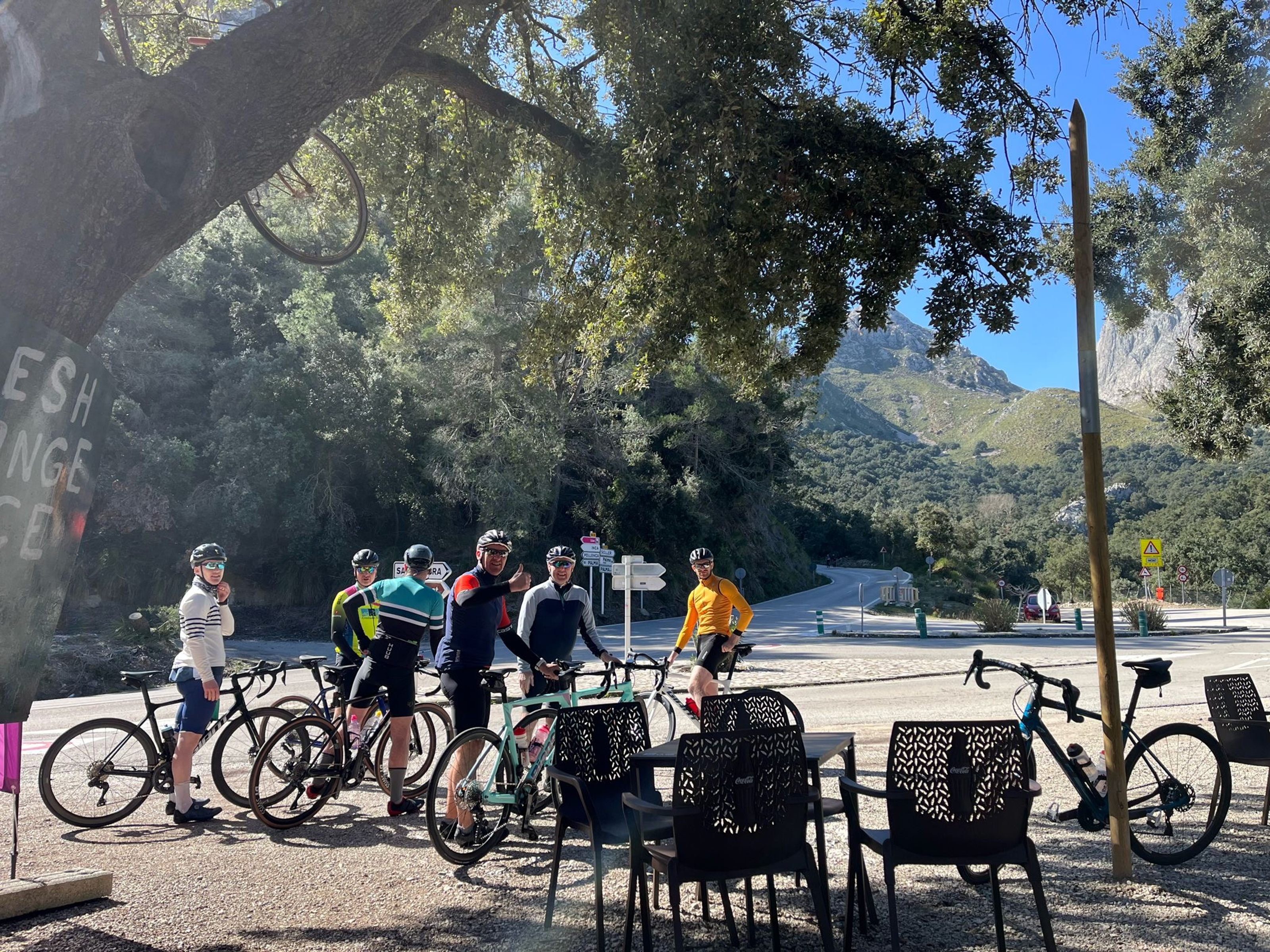 Crosshaven Tri Club members participating in a cycling weekend in Majorca in March 2024