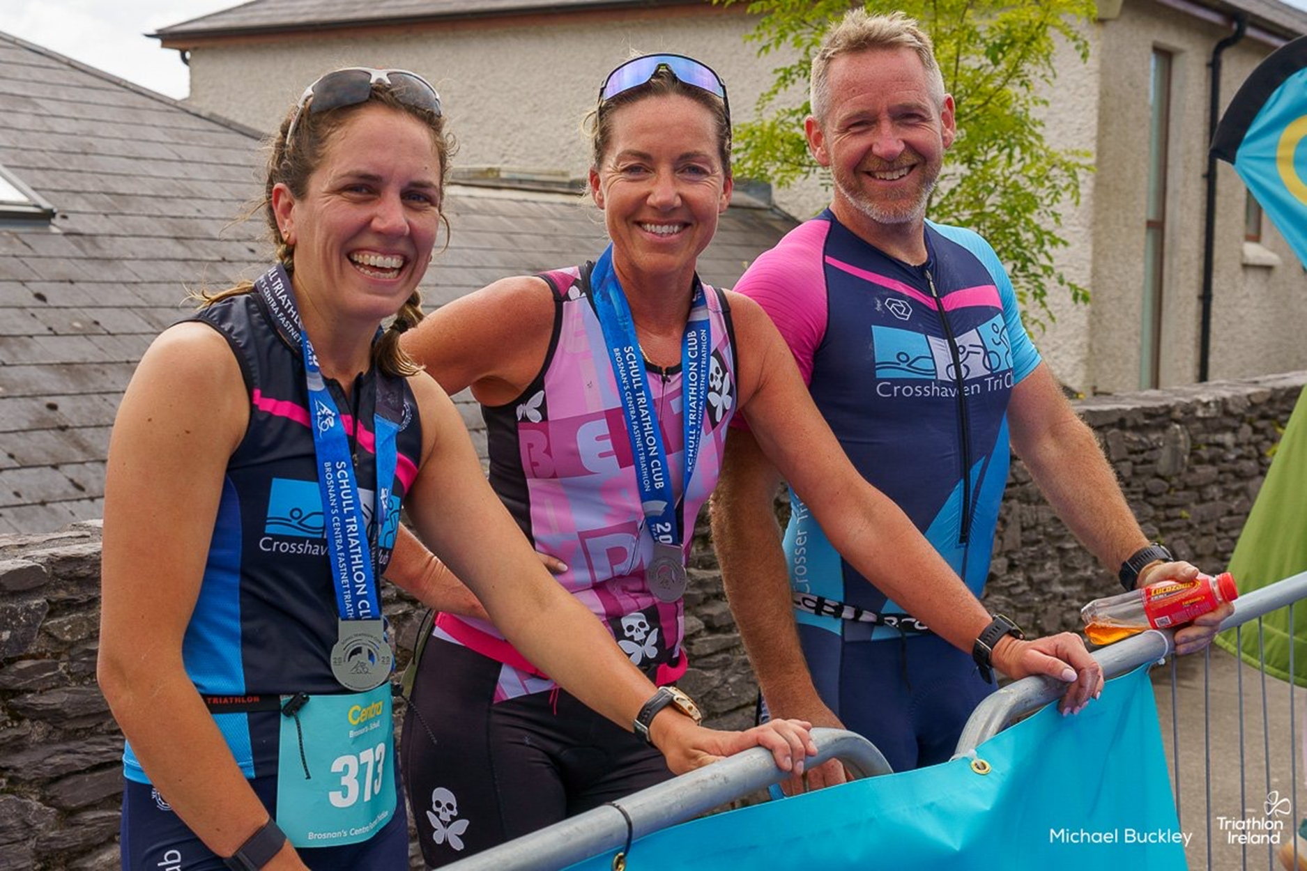 Crosshaven Tri members participating in Schull Triathlon in June 2024
