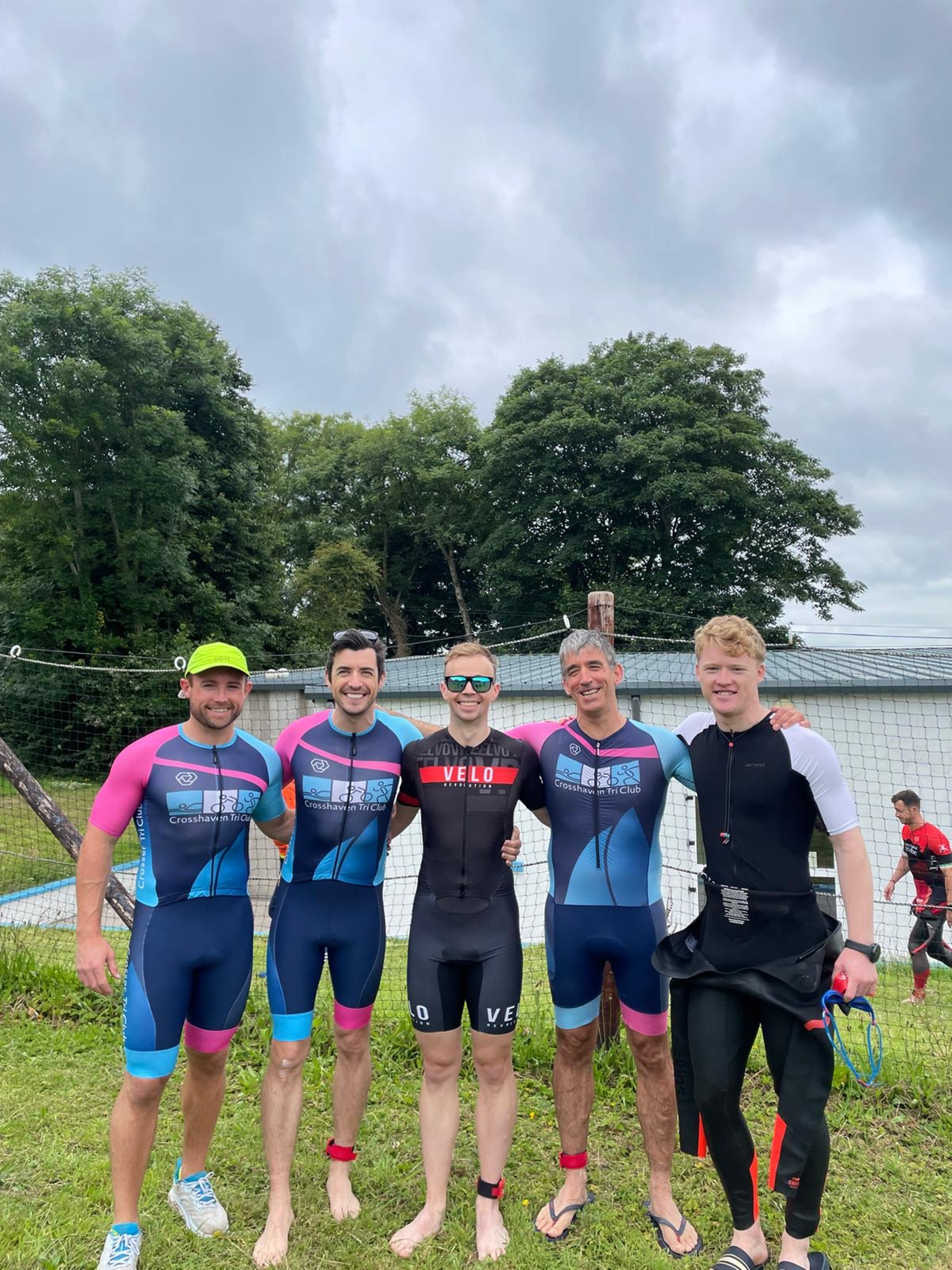 Crosshaven Tri Club members participating in Hills of the Harbour race in Middleton in June 2024