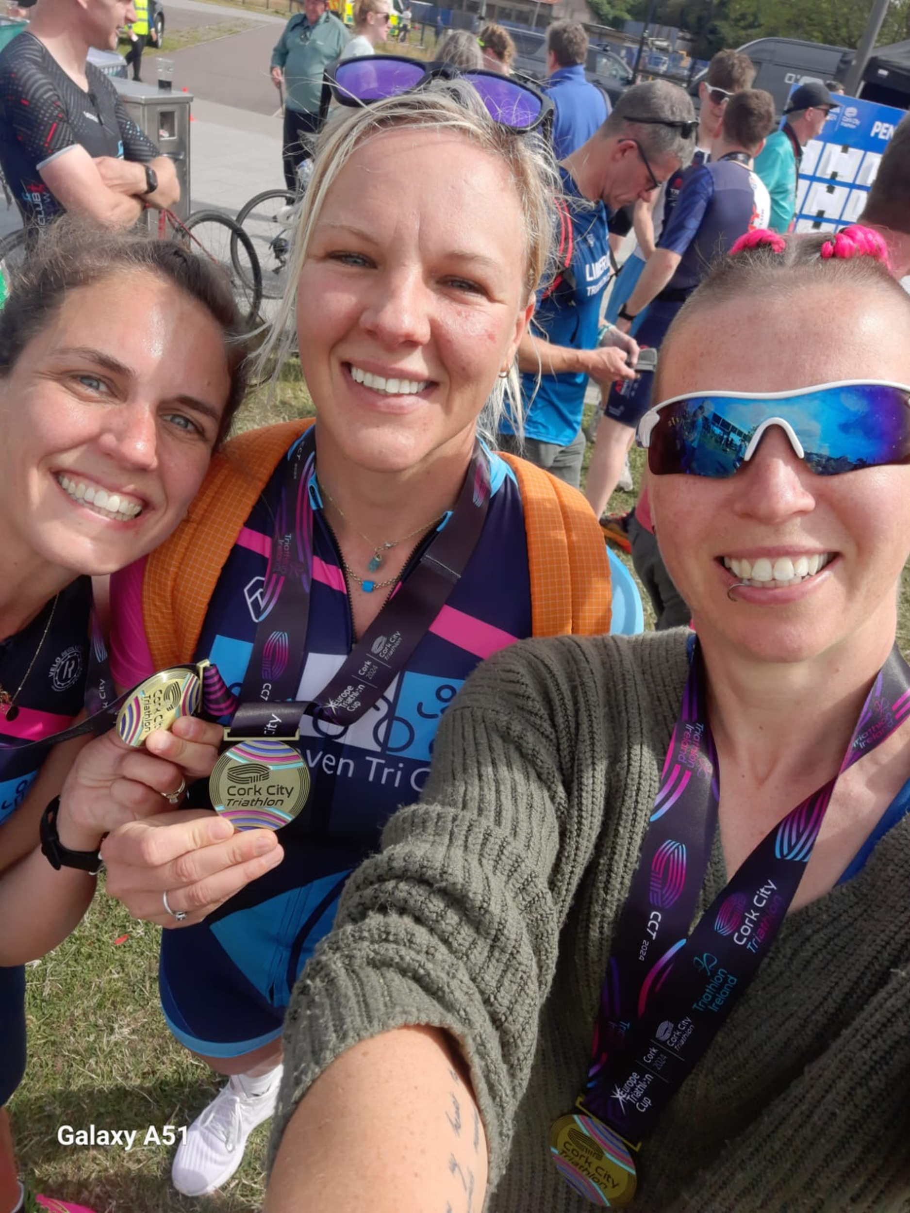 Crosshaven Triathlon group at Cork City Marathon July 2024